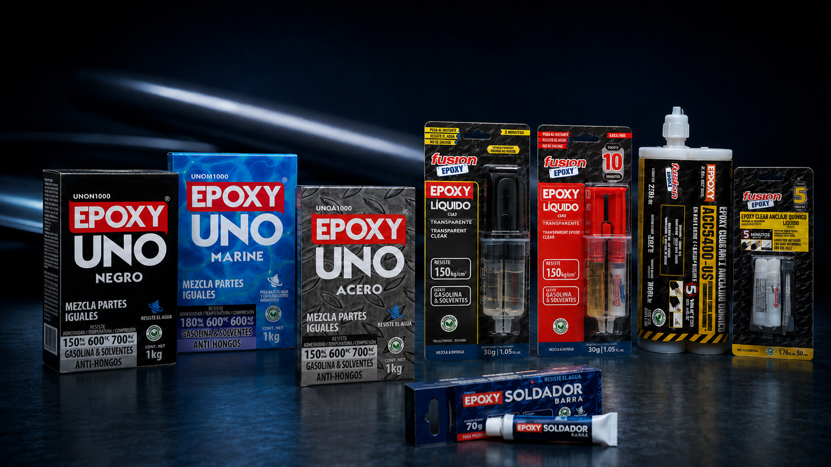 Productos Fusion Epoxy para adhesión y reparación